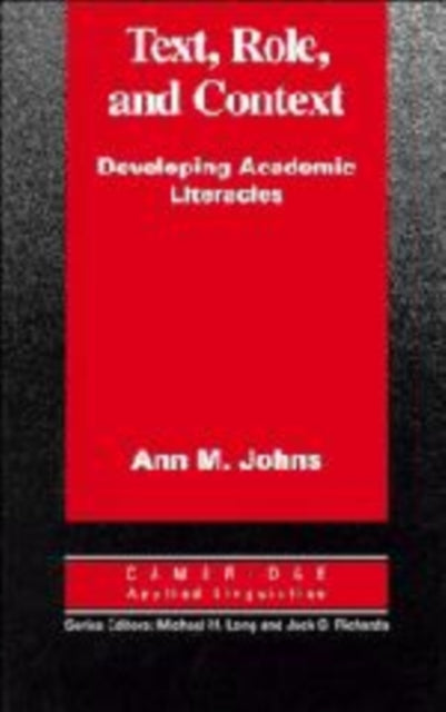Book cover of: Text, Role and Context