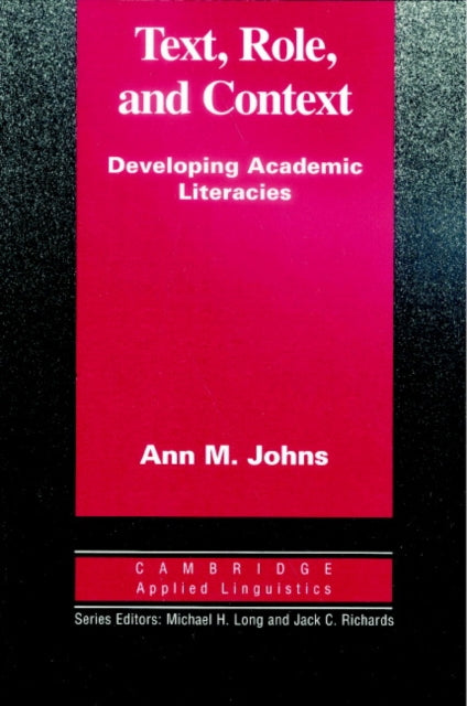 Book cover of: Text, Role and Context