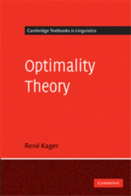 Book cover of: Optimality Theory