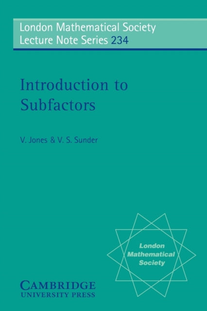 Book cover of: Introduction to Subfactors