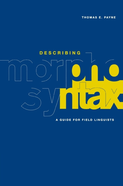 Book cover of: Describing Morphosyntax