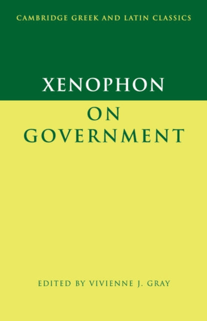 Book cover of: Xenophon on Government. By: Xenophon