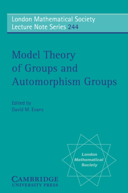 Book cover of: Model Theory of Groups and Automorphism Groups