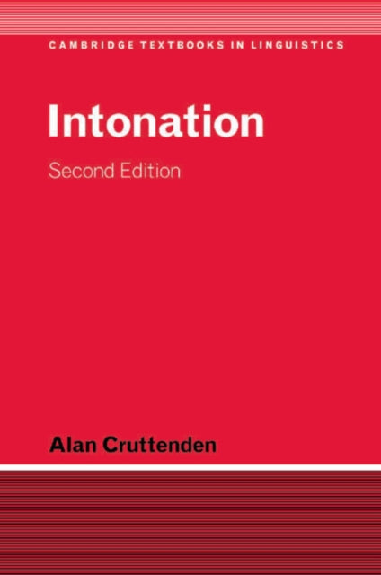 Book cover of: Intonation