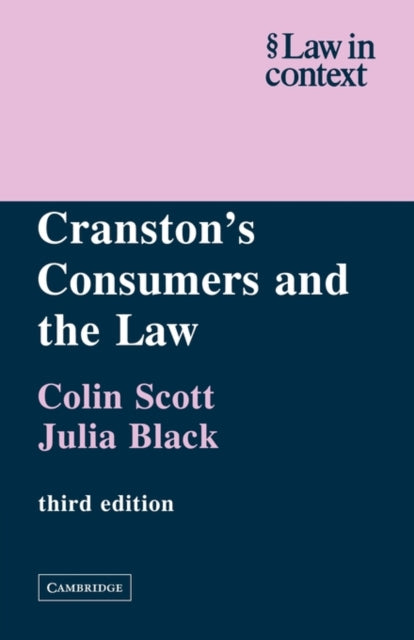 Book cover of: Cranston's Consumers and the Law. By: Colin Scott