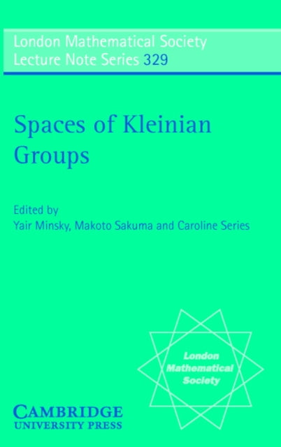 Book cover of: Spaces of Kleinian Groups