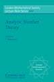 Book cover of: Analytic Number Theory
