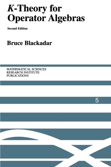 Book cover of: K-Theory for Operator Algebras