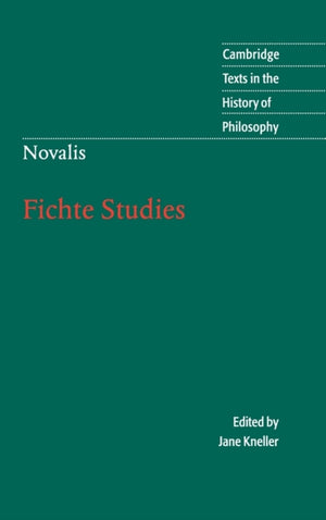 Novalis: Fichte Studies