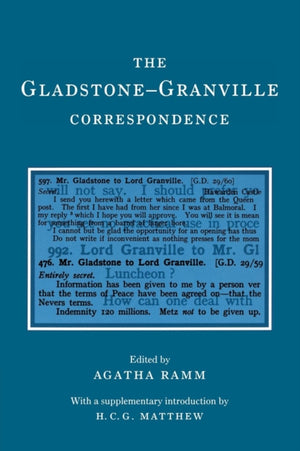 Gladstone-Granville Correspondence