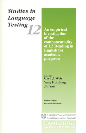 Empirical Investigation of the Componentiality of L2 Reading in English for Academic Purposes