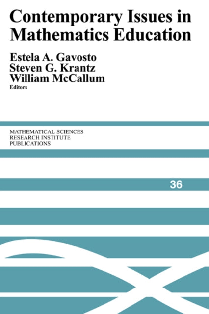 Book cover of: Contemporary Issues in Mathematics Education