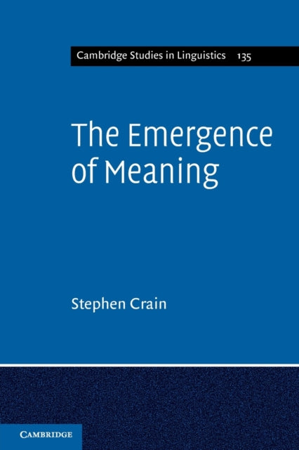 Book cover of: Emergence of Meaning