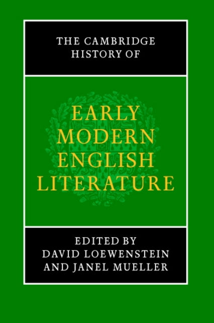 Book cover of: Cambridge History of Early Modern English Literature
