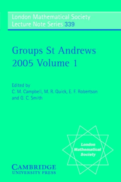 Book cover of: Groups St Andrews 2005: Volume 1