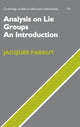 Book cover of: Analysis on Lie Groups. By: Jacques Faraut