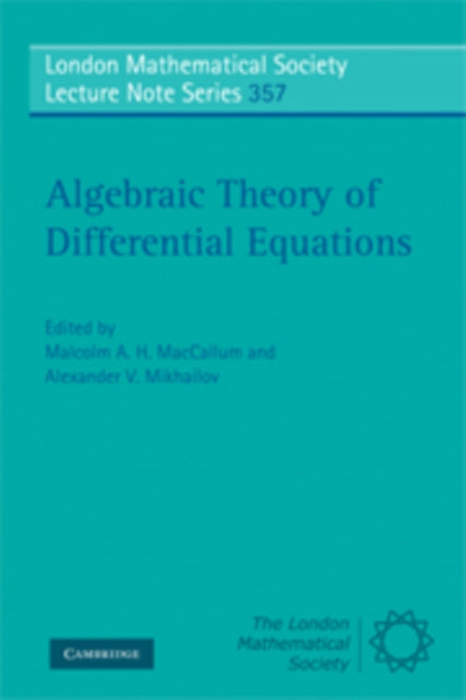 Book cover of: Algebraic Theory of Differential Equations