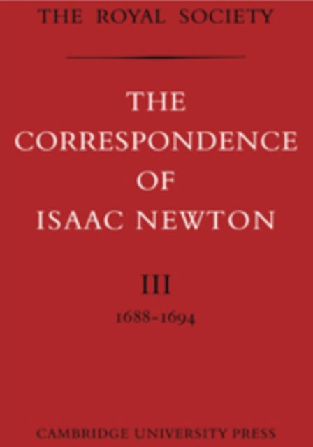 Book cover of: Correspondence of Isaac Newton. By: Isaac Newton