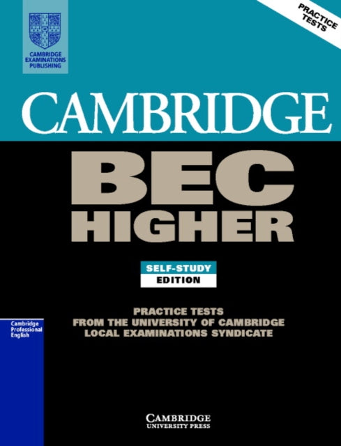 Book cover of: Cambridge BEC Higher 1. By: University of Cambridge Local Examinations Syndicate