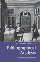 Book cover of: Bibliographical Analysis. By: G. Thomas Tanselle