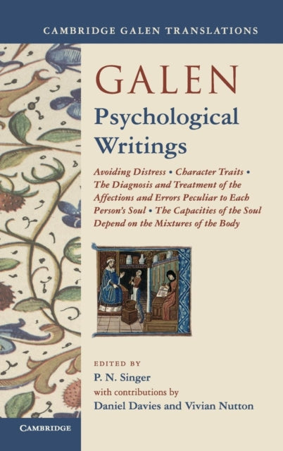 Book cover of: Galen: Psychological Writings