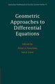 Book cover of: Geometric Approaches to Differential Equations