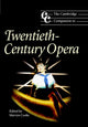 Book cover of: Cambridge Companion to Twentieth-Century Opera. By: Mervyn Cooke