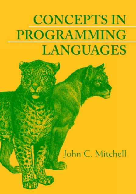 Book cover of: Concepts in Programming Languages. By: John C. Mitchell