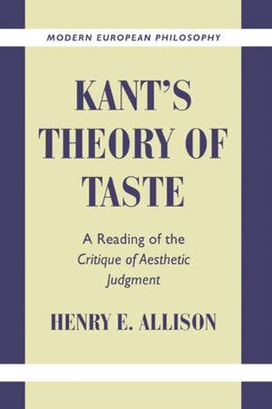 Kant's Theory of Taste