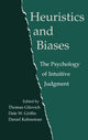 Book cover of: Heuristics and Biases