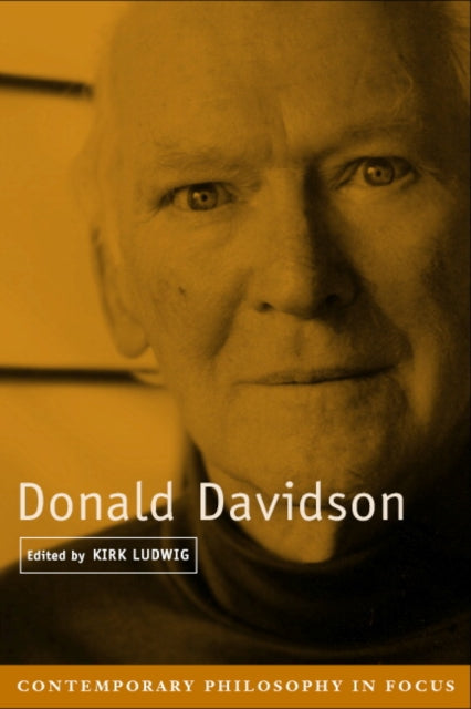 Book cover of: Donald Davidson. By: Kirk Ludwig