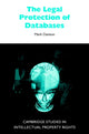 Book cover of: Legal Protection of Databases. By: Mark J. Davison