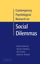 Book cover of: Contemporary Psychological Research on Social Dilemmas