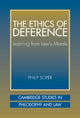 Book cover of: Ethics of Deference. By: Philip Soper