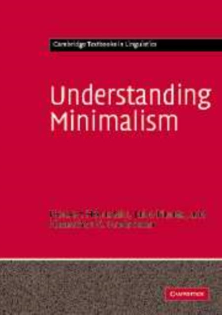 Book cover of: Understanding Minimalism. By: Norbert Hornstein