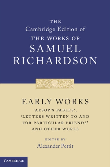 Book cover of: Early Works. By: Samuel Richardson