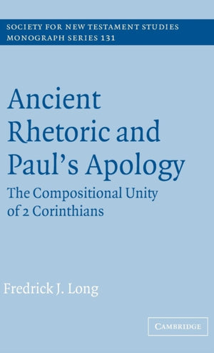 Ancient Rhetoric and Paul's Apology