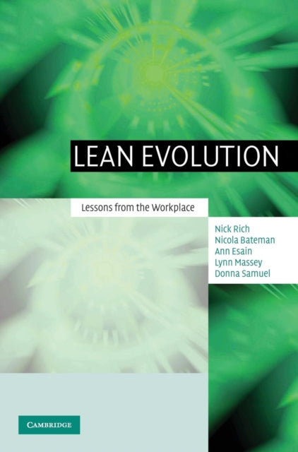 Book cover of: Lean Evolution. By: Nick Rich