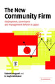 Book cover of: New Community Firm