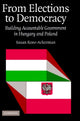 Book cover of: From Elections to Democracy. By: Susan Rose-Ackerman