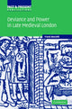 Book cover of: Deviance and Power in Late Medieval London. By: Frank Rexroth