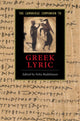 Book cover of: Cambridge Companion to Greek Lyric