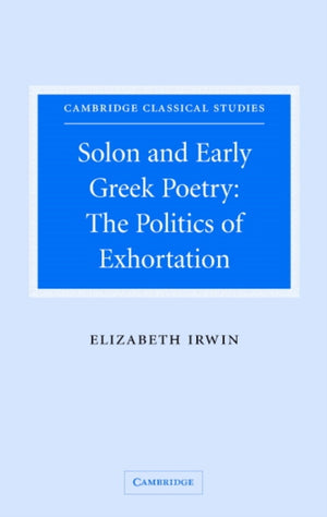 Solon and Early Greek Poetry