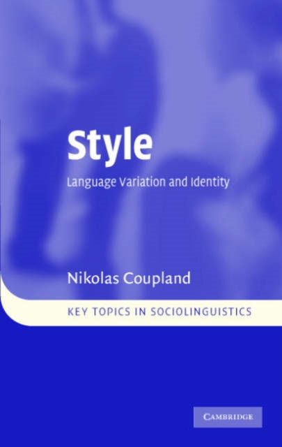 Book cover of: Style. By: Nikolas Coupland