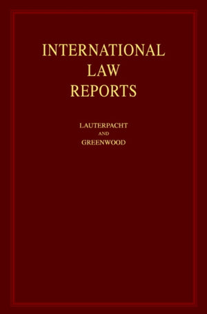 International Law Reports: Volume 127