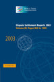 Book cover of: Dispute Settlement Reports 2003. By: World Trade Organization