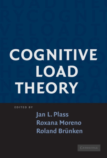 Book cover of: Cognitive Load Theory. By: Jan L. Plass