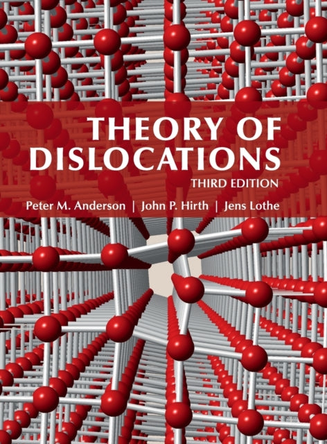 Book cover of: Theory of Dislocations. By: Peter M. Anderson