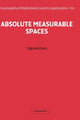 Book cover of: Absolute Measurable Spaces