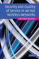 Book cover of: Security and Quality of Service in Ad Hoc Wireless Networks. By: Amitabh Mishra